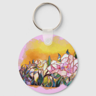 Peony Key Ring