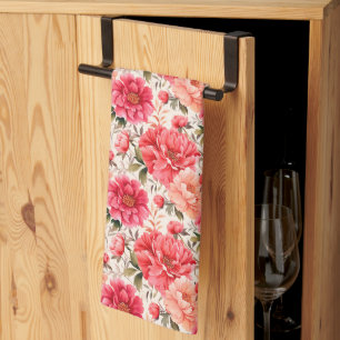 Peony Kitchen Towel