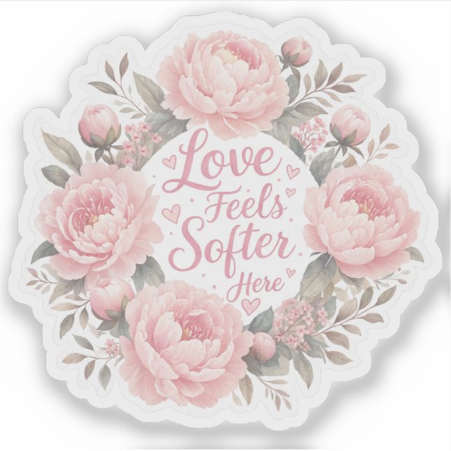Peony : Love Feels Softer Here (Front)