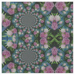Peony Mandala Fabric