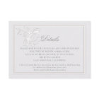 Peony Modern Formal Elegant Ivory Wedding Details