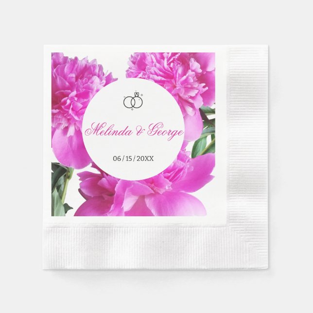 Peony. Napkin (Front)