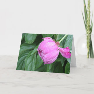 PEONY NOTE CARD