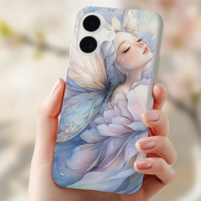 Peony Of The Dawn Case-Mate iPhone Case (the Iphone 16 with the image of Peony of the Dawn shown in the hand of a young woman)