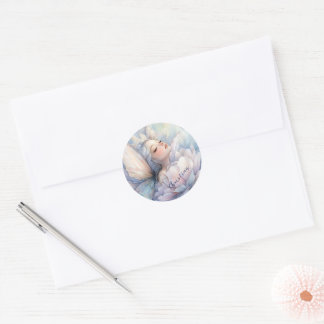Peony Of The Dawn Classic Round Sticker