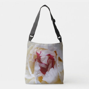 Peony petals crossbody bag