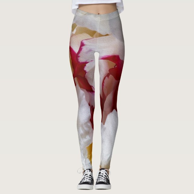 Peony petals leggings (Front)