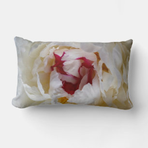 Peony petals lumbar cushion
