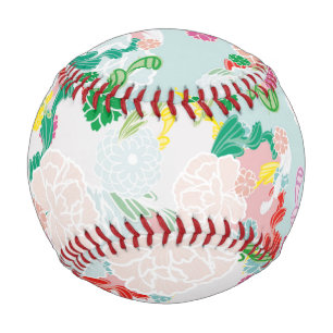 Peony pink baseball
