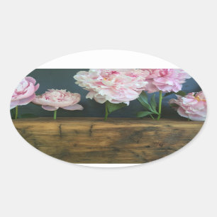 Peony sticker