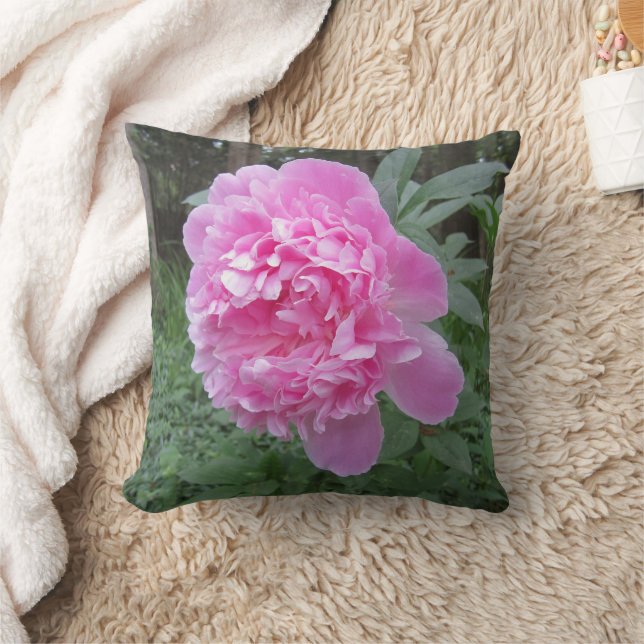 Peony Throw Pillow (Blanket)