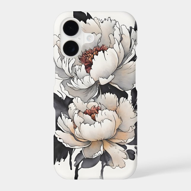 Peony - Watercolor flowers (Back)