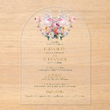 Peony Whisper Wedding Invitation