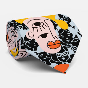 People and faces. PAF2501. Black BG Tie