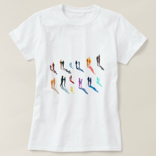People art watercolor fine art T-Shirt