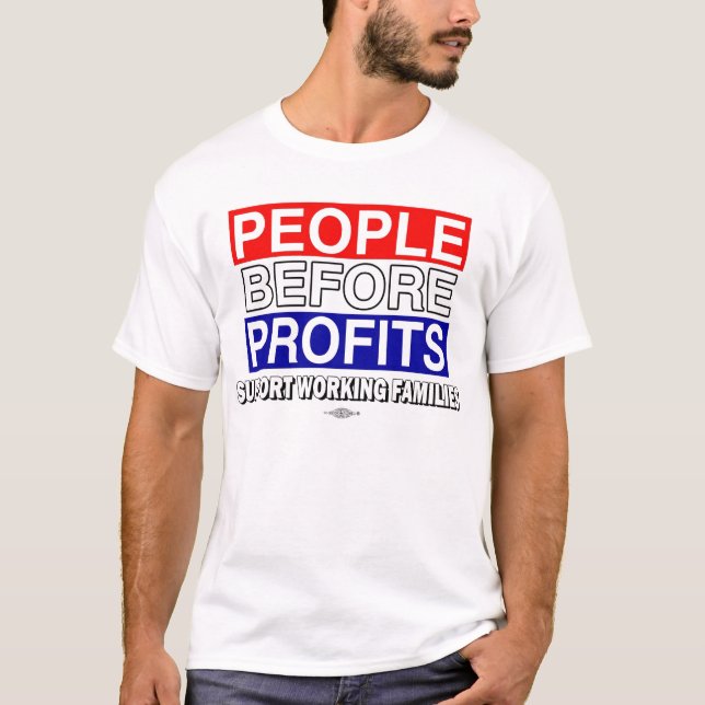 People Before Profits T-Shirt (Front)