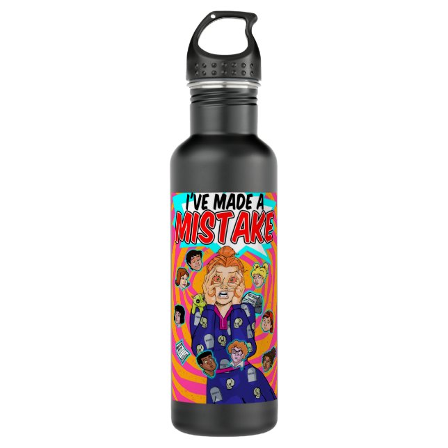 People Call Me Magic Cartoons School Bus Kids Gift 710 Ml Water Bottle (Front)