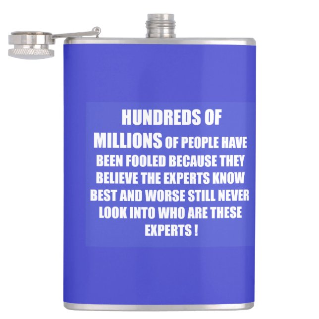 People choice life style poems hip flask (Opened)
