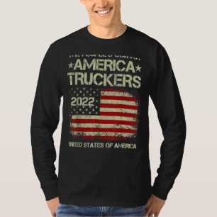 People Convoys 2022 America Truckers Freedoms Conv T-Shirt
