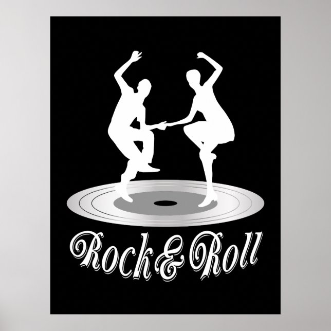 People dancing Rock and roll Poster (Front)