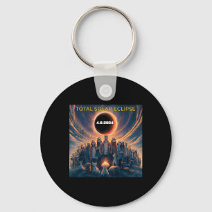 People Eclipse Gles Total Solar Eclipse 2024  Key Ring