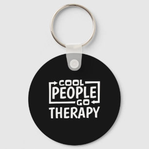 People Go Therapy Mental Health Suicide Awareness Key Ring
