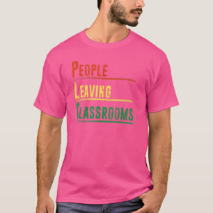 People Leaving Classrooms Plc 1 T-Shirt
