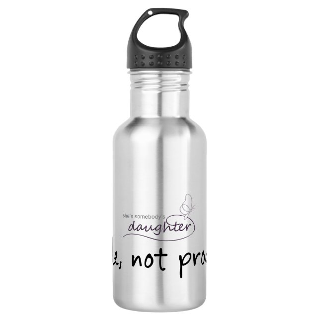 People, Not Products Water Bottle (Front)