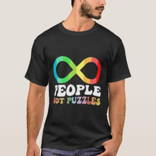 People Not Puzzles Autism Awareness Neurodiversity T-Shirt