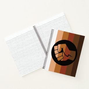 People of Colour (POC) Pride and Fist Notebook