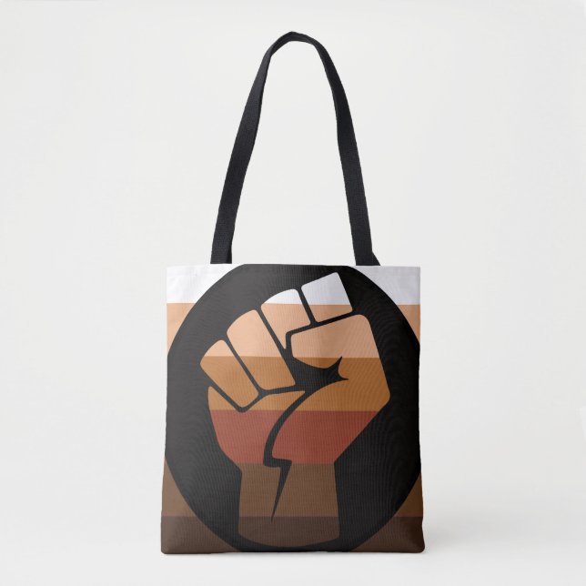 People of Colour (POC) Pride Tote Bag (Front)