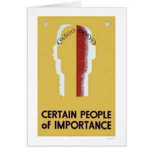 People Of Importance 1937 WPA