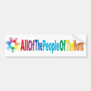 People of the World Bumper Sticker