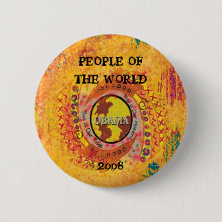 PEOPLE OF THE WORLD OBAMA BUTTON