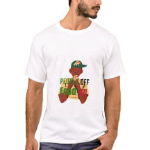 People off, Food on – Funny Food Lover's T-shirt