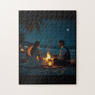 People on the Beach Jigsaw Puzzle