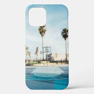 People outside outdoor basketball court iPhone 12 case