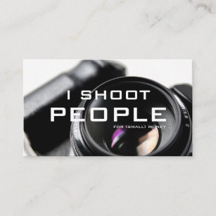 People photography for Photographers Videographers Business Card