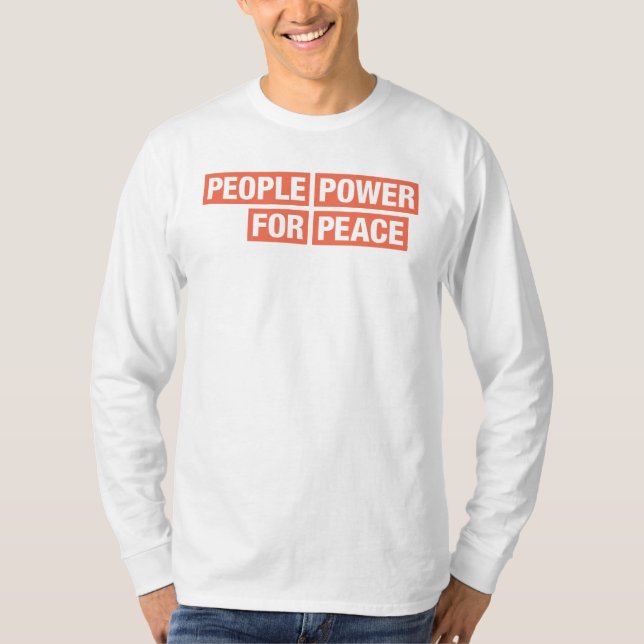 People Power for Peace Advocacy Teams Long Sleeve T-Shirt (Front)