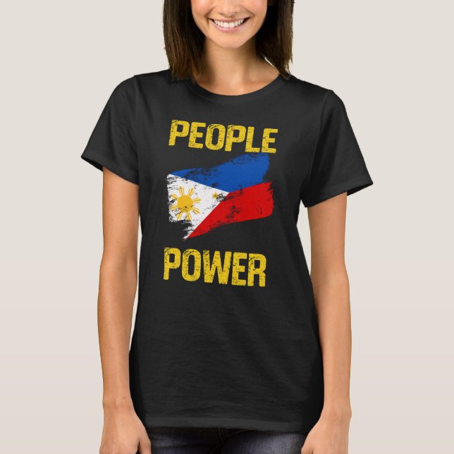People Power Impeach Marcos Protest Tee Corruption (Front)