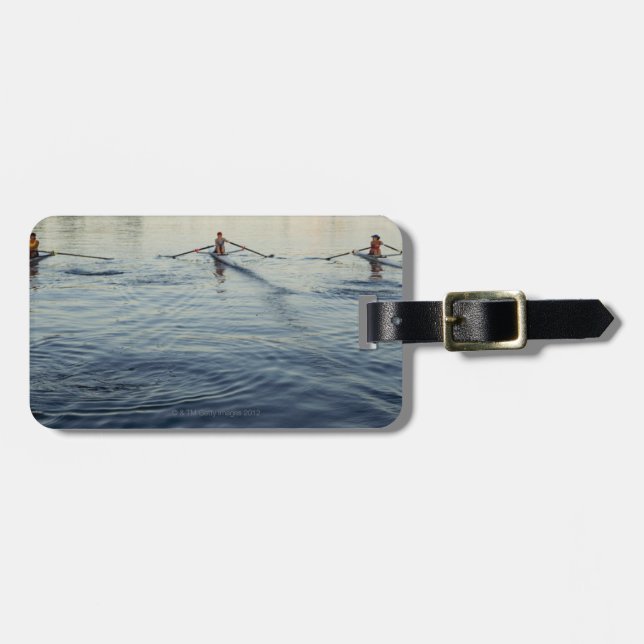 People Rowing Luggage Tag (Front Horizontal)