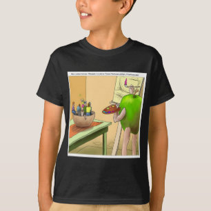 People Still Life Funny Cartoon T-Shirt