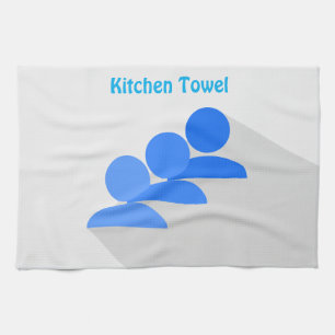 People Vector Graphic Kitchen Towel