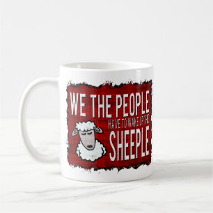People Wake up Sheeple Coffee Mug