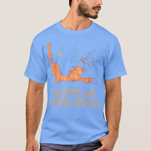 People with Whiskers & Paws Cat Lover Friends Kitt T-Shirt