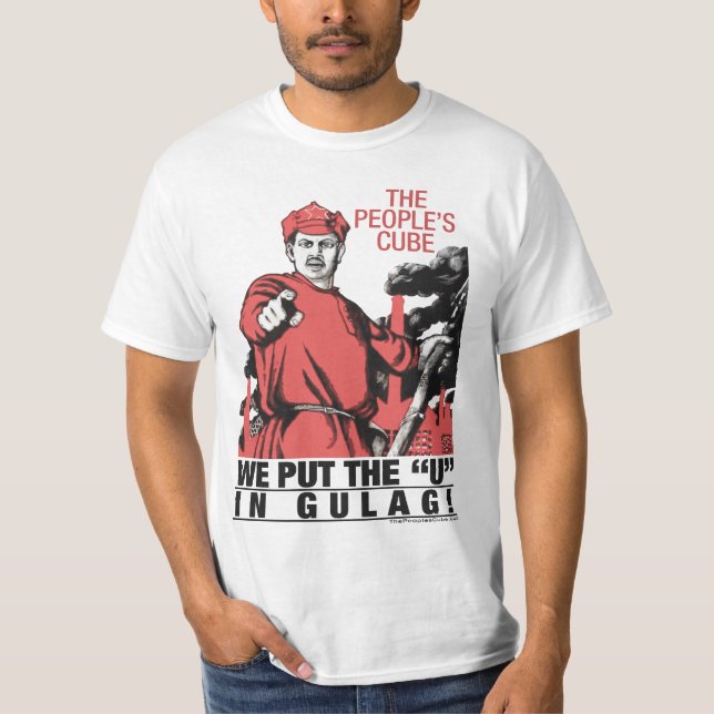 People's Cube - We Put The U In Gulag T-Shirt (Front)