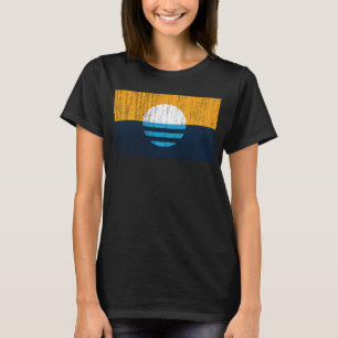 People's Flag of Milwaukee Vintage Style Distresse T-Shirt