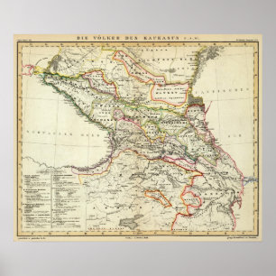 peoples of the Caucasus Poster
