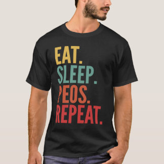 Peos Crypto Eat Sleep Peos Repeat T-Shirt