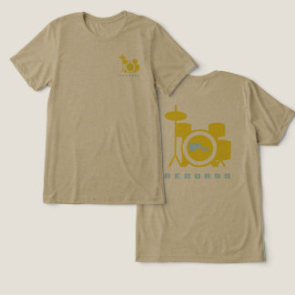 Pep Talk Records Drumkit  Tri-Blend Shirt